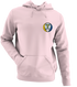 Trinity - Premium Grateful Dead Left Chest Hoodie - Light Pink