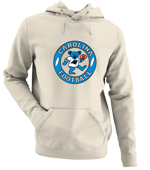 Carolina Football Dancing Bear - Premium Grateful Dead Hoodie - Sand