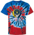 Milwaukee Brewers Stealie Tie-Dye Grateful Dead T-Shirt