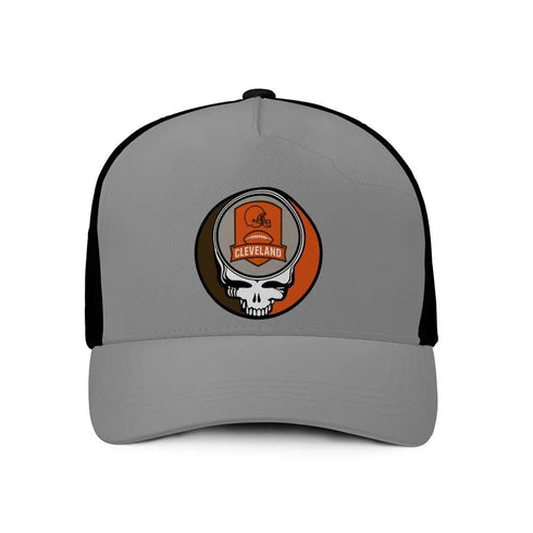 Grateful Dead - Cleveland Browns Stealie Trucker Cap - StealieShop