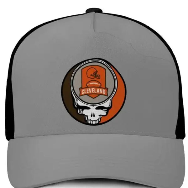 Grateful Dead - The Gridiron Collection: Cleveland Football Edition Stealie Trucker Cap - StealieShop