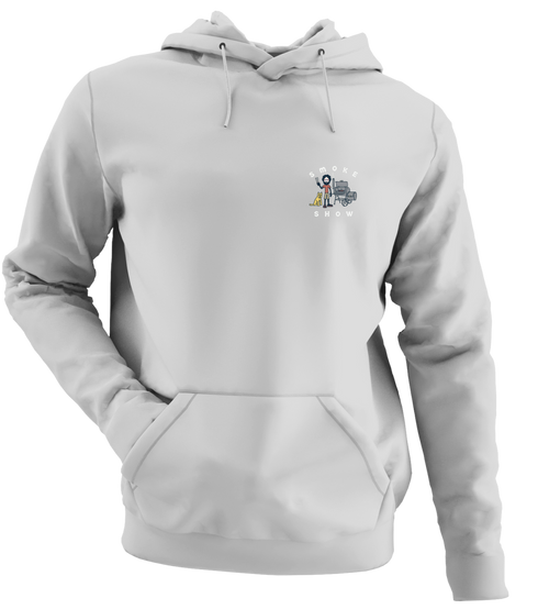 Smoke Show - Life is dead.® - Premium Grateful Dead Left Chest Hoodie - Sport Grey - 9