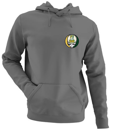 Siena - Premium Grateful Dead Left Chest Hoodie - Charcoal - 8