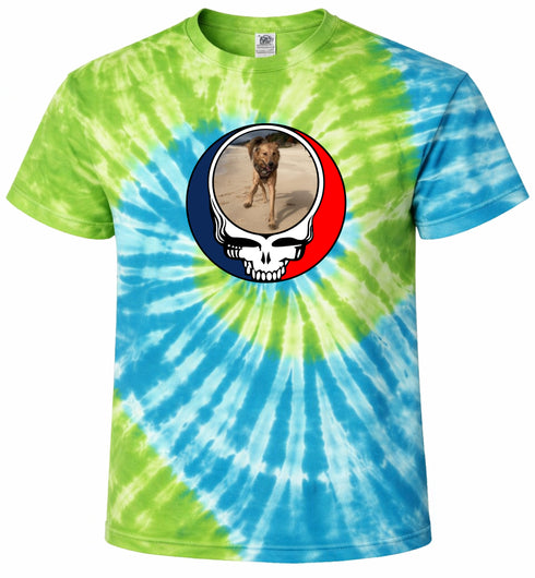 1637 - Custom Stealie Tie-Dye