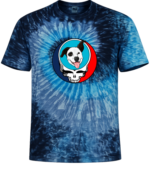 1593 - Custom Stealie Tie-Dye
