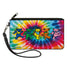Grateful Dead - Canvas Zipper Wallet - LARGE - Grateful Dead Dancing Bears Swirl Multi Color - StealieShop