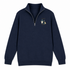 Smoke Show - Life is dead.® - Premium Grateful Dead Quarter-Zip Pullover - Navy - 4