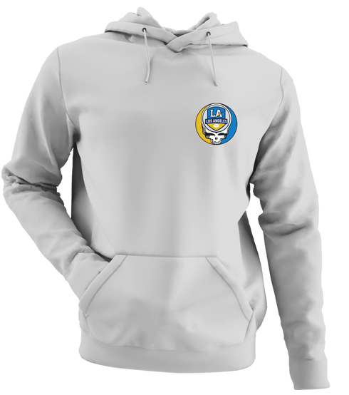 Los Angeles Football - Premium Grateful Dead Left Chest Hoodie - Sport Grey - 9
