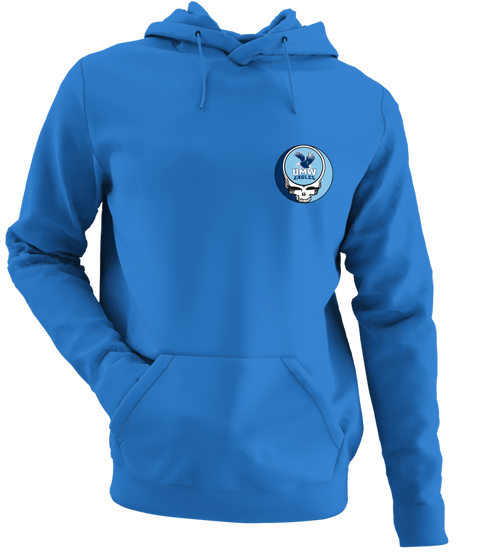 Mary Washington University - Premium Grateful Dead Left Chest Hoodie - Heather Royal - 5