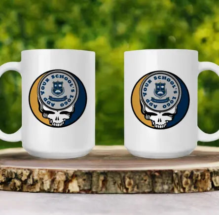 Grateful Dead - College Stealie Coffee Mug - 15oz | Choose YOUR School - StealieShop