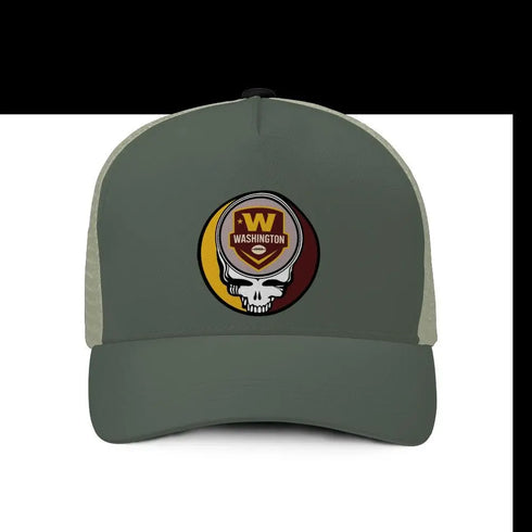 Grateful Dead - Washington Commanders Stealie Trucker Cap - StealieShop