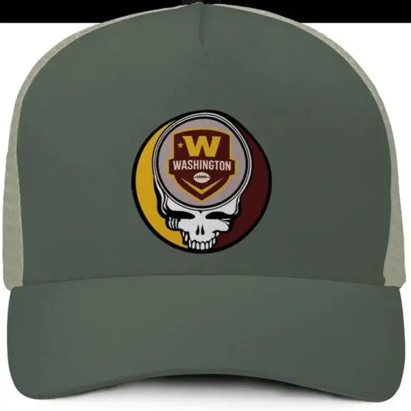 Grateful Dead - The Gridiron Collection: Washington Commanders Stealie Trucker Cap - StealieShop