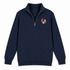 University of Alabama Dancing Elephant - Premium Grateful Dead Quarter-Zip Pullover - Navy - 4