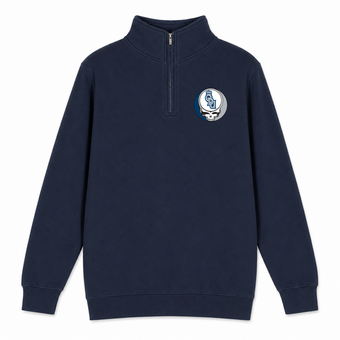 Old Dominion University - Premium Grateful Dead Quarter-Zip Pullover - Navy - 3