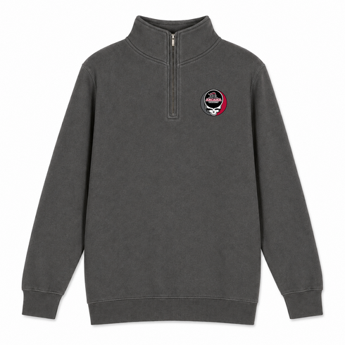 Arcadia University - Premium Grateful Dead Quarter-Zip Pullover - Charcoal - 5
