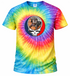 Custom Dog Stealie Tie-Dye Grateful Dead T-Shirt