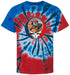 Custom Dog Stealie Tie-Dye Grateful Dead T-Shirt