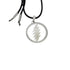 Grateful Dead - 13 Point Lightning Bolt Sterling Silver Mother Of Pearl Cord Necklace - StealieShop
