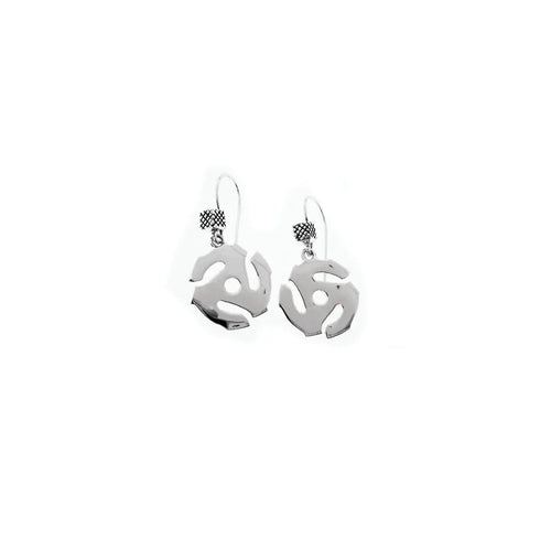 Grateful Dead - 45 RPM Spacer Sterling Silver Drop Earring - StealieShop