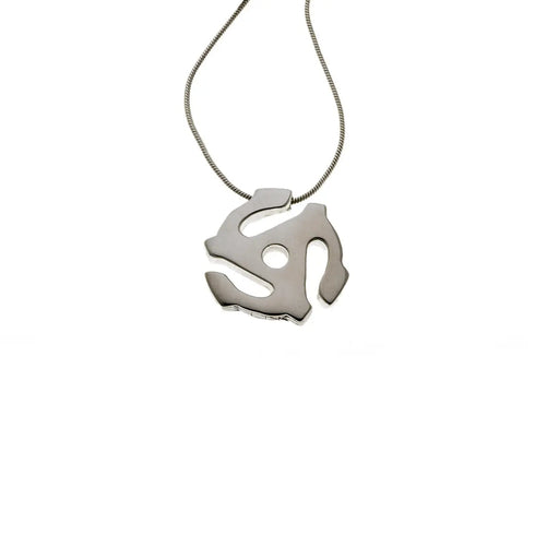 Grateful Dead - 45 RPM Spacer Sterling Silver Long Necklace - StealieShop