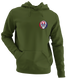 Houston Football - Premium Grateful Dead Left Chest Hoodie - Military Green - 7