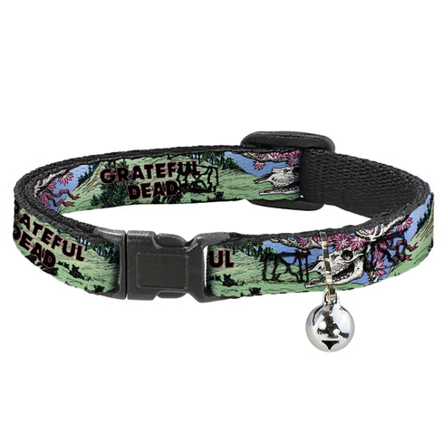 Grateful Dead - Breakaway Cat Collar with Bell - Grateful Dead Dave's Picks Volume Nine Montana Cover Art - StealieShop