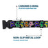Grateful Dead - Plastic Clip Collar - Dancing Bears Black/Multi Color - StealieShop