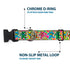 Grateful Dead - Plastic Clip Collar - Grateful Dead Dancing Bears Swirl Multi Color - StealieShop