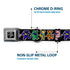 Grateful Dead - Grateful Dead Bear Seatbelt Buckle Collar - Dancing Bears Black/Multi Color - StealieShop