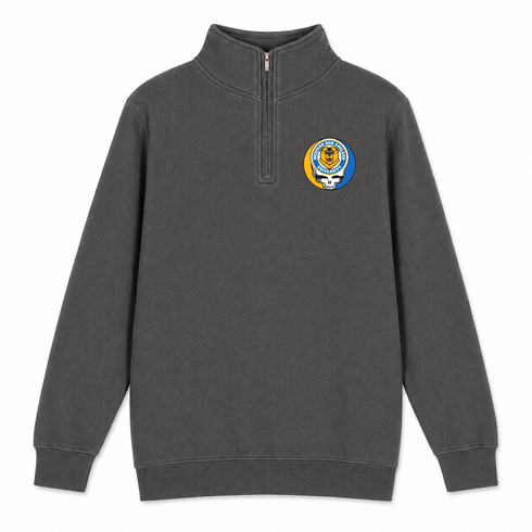 Western New England - Premium Grateful Dead Quarter-Zip Pullover - Charcoal - 5
