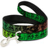 Grateful Dead - Dog Leash - Grateful Dead Text w/Skull & Roses Rainbow Fade - StealieShop