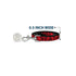 Grateful Dead - Dog Leash - Grateful Dead Text w/Skull & Roses Red - StealieShop