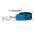 Grateful Dead - Dog Leash - Grateful Dead Text w/Skull & Roses Turquoise - StealieShop