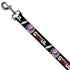 Grateful Dead - Dog Leash - GRATEFUL DEAD Text with Steal Your Face Stars and Stripes Logo Black/White/Red/Blue - StealieShop