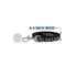 Grateful Dead - Dog Leash - GRATEFUL DEAD Dancing Skeletons and Text Black/White/Red - StealieShop
