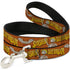 Grateful Dead - Dog Leash - Grateful Dead SUNSHINE DAYDREAM Skeleton Orange - StealieShop