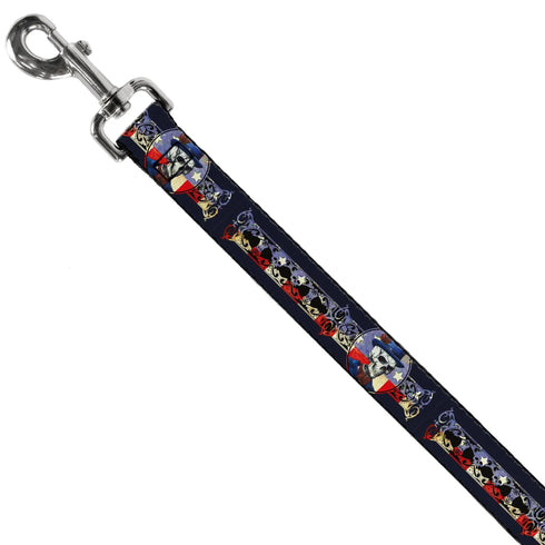 Grateful Dead - Dog Leash - Grateful Dead Dave's Picks Skeleton Americana Bonus Art - StealieShop