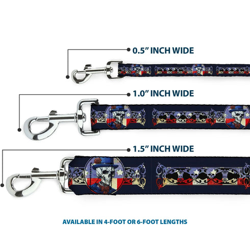 Grateful Dead - Dog Leash - Grateful Dead Dave's Picks Skeleton Americana Bonus Art - StealieShop
