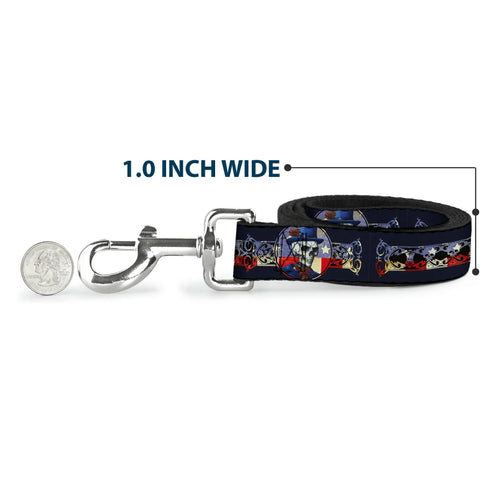 Grateful Dead - Dog Leash - Grateful Dead Dave's Picks Skeleton Americana Bonus Art - StealieShop