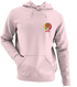 University of Maryland Football - Premium Grateful Dead Left Chest Hoodie - Light Pink - 4
