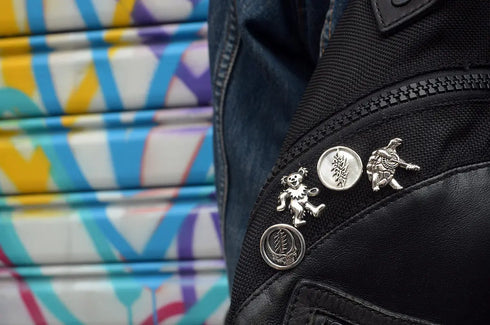 Grateful Dead - 13-Point Lightning Bolt Sterling Silver Pin - StealieShop