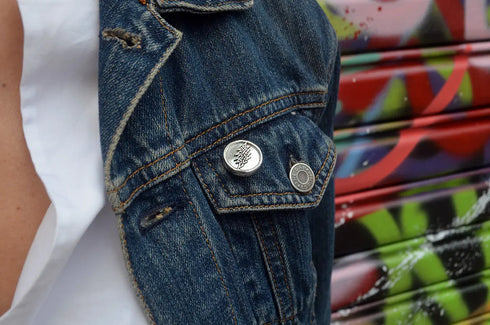 Grateful Dead - 13-Point Lightning Bolt Sterling Silver Pin - StealieShop