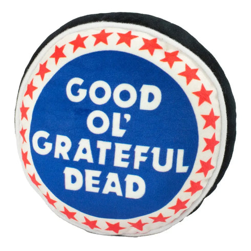 Grateful Dead - Dog Toy Squeaker Plush - Grateful Dead Steal Your Face Skull + GOOD OL GRATEFUL DEAD - StealieShop