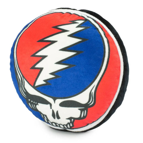 Grateful Dead - Dog Toy Squeaker Plush - Grateful Dead Steal Your Face Skull + GOOD OL GRATEFUL DEAD - StealieShop