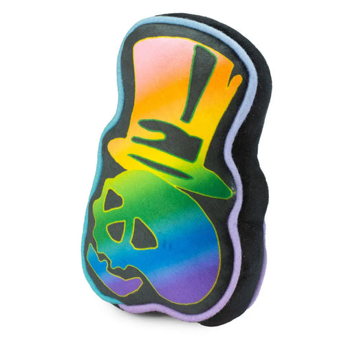 Grateful Dead - Dog Toy Squeaker Plush - Grateful Dead Skeleton Head Dancing Skeletons Black Multi Color - StealieShop