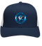 Carolina Football Dancing Bear Stealie Grateful Dead Trucker Cap - Navy | White