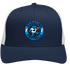 Carolina Football Dancing Bear Stealie Grateful Dead Trucker Cap - Navy | White