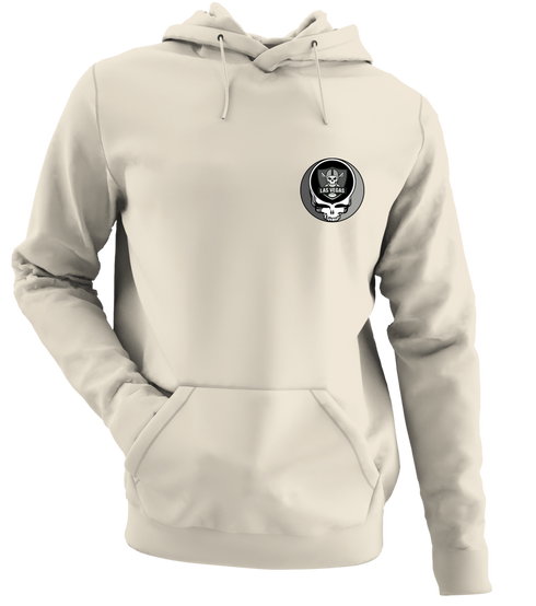 Las Vegas Football - Premium Grateful Dead Left Chest Hoodie - Sand - 3