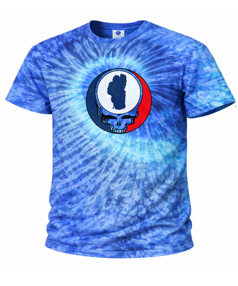 Lake Tahoe Stealie Tie-Dye Grateful Dead T-Shirt