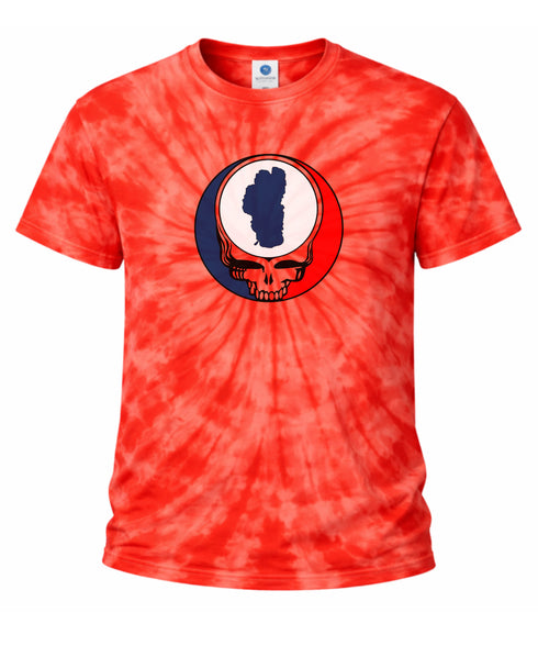 Lake Tahoe Stealie Tie-Dye Grateful Dead T-Shirt